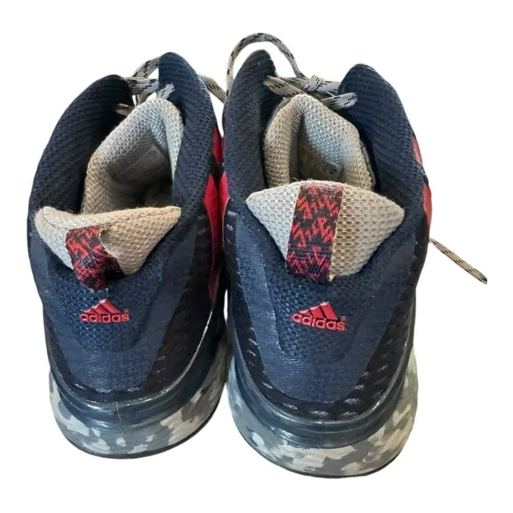 Adidas Men's J John Wall 1 Navy Red Signature Retired Sneakers 11